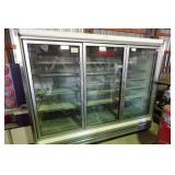 Hussmann 3 Door Commercial Cooler