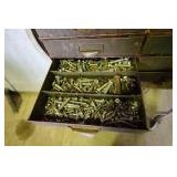 Vintage Metal Set of Drawers with Contents