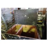 Rolling Wood Storage Box