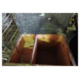 Rolling Wood Storage Box