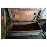 Vintage Wood Storage Box