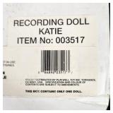 Recording Doll Katie Item #003517 Playwell Toy INC Open Box