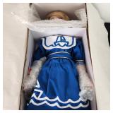Hand Crafted Porcelain Doll "Wren" Tuss Open Box
