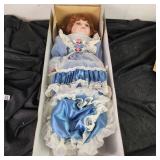 1st Impressions Hand Crafted Porcelain Doll "Val" 241102