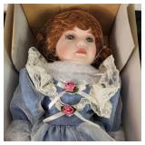 1st Impressions Hand Crafted Porcelain Doll "Val" 241102