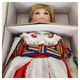 Treasures Forever Porcelain Doll Monica 281129