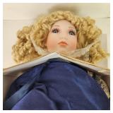 Hand Crafted Porcelain Doll Tuss Heather 28789