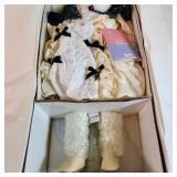 William Tung Collection Porcelain Dolls "Laura" Beautiful
