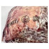 K. 12.80lbs Beef Sirloin Top Butt Demkota Ranch Beef