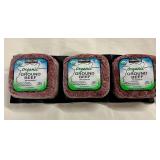 D. 3x 1.34lbs Organic Ground Beef 85%/15%