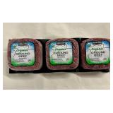 D. 3x 1.34lbs Organic Ground Beef 85%/15%