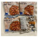 C. 4x 16oz Fully Cooked Mussel Meat