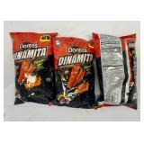 3x 9oz Doritos Dinamita Sticks-Flamin Hot Queso