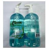 2x 16.9oz We Clean Deep Cleansing Hand Soap-Eucalyptus Mint