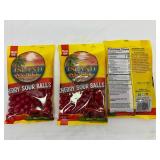 3x 9oz Cherry Sour Balls