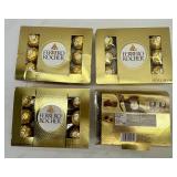 MM. 4x 5.3oz Ferrero Rocher Fine Hazelnut Chocolates