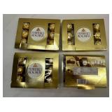 MM. 4x 5.3oz Ferrero Rocher Fine Hazelnut Chocolates