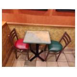 COMMERCIAL RESTAURANT DINING TABLE AND CHAIRS