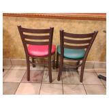 COMMERCIAL RESTAURANT DINING TABLE AND CHAIRS