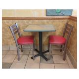 COMMERCIAL RESTAURANT DINING TABLE AND CHAIRS