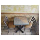 COMMERCIAL RESTAURANT DINING TABLE AND CHAIRS