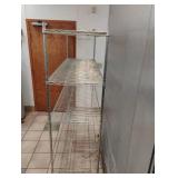 METRO 4 TIER METAL WIRE COMMERCIAL SHELVING