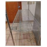 METRO 4 TIER METAL WIRE COMMERCIAL SHELVING