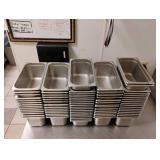 40+ STAINLESS STEEL STEAM PANS