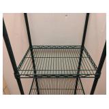 METRO GREEN 4 TIER METAL WIRE COMMERCIAL SHELVING
