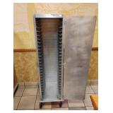 LOCKWOOD ALUMINUM SHEET PAN CART ON WHEELS