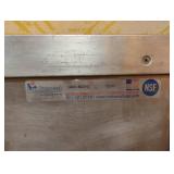 LOCKWOOD ALUMINUM SHEET PAN CART ON WHEELS