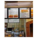 MAGA LENS MENU DISPLAY SIGN WITH LIGHT