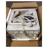 GE 5,000 BTU 115V Window Air Conditioner Cools 150 Sq. Ft. in White Damaged  Customer Returns See Pictures