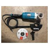 Makita 15 Amp 7 in. Corded Angle Grinder with Grinding wheel, Side handle and Wheel Guard missing parts Customer Returns See Pictures