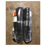 Lot of Ottomanson Lifesaver Non-Slip Rubberback Indoor/Outdoor Long Hallway Runner Rug 2 ft. x 8 ft. Black Polyester Garage Flooring  Customer Returns See Pictures