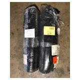 Lot of Ottomanson Lifesaver Non-Slip Rubberback Indoor/Outdoor Long Hallway Runner Rug 2 ft. x 8 ft. Black Polyester Garage Flooring  Customer Returns See Pictures