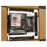 Noble House Haraldson Black Square Metal Outdoor Patio Fire Pit Customer Returns See Pictures