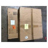 Swiss Madison Sublime Pedestal Bathroom Ceramic Vessel Sink Round Single Faucet Hole in White Customer Returns See Pictures