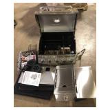 Nexgrill 5-Burner Propane Gas Grill in Stainless Steel with Side Burner and Condiment Rack Missing Pieces Customer Returns See Pictures