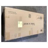 Nathan James Cohen 19 in. Wood Mid-Century Modern Upholstered Side Dining Chair with Woven Faux Leather Backrest, Natural Brown    Customer Returns See Pictures