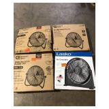 Lot of Assorted Floor Fans Various Models and Conditions    Customer Returns See Pictures
