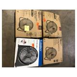 Lot of Assorted Floor Fans Various Models and Conditions    Customer Returns See Pictures
