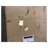 Grey Square Wood and Metal Wall Clock by Storied Home   Customer Returns See Pictures