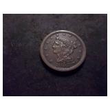 1853 Coronet 1/2 Cent