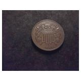 1864 2-Cent Piece Small Moto