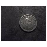 1853 Seated With Arrows Half Dime