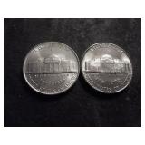 1943 War (Silver) & 1950 Jefferson Nickels