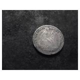 1890 Liberty Seated With Legend