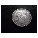 1916 D Barber Quarter