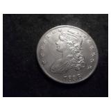 1836 Capped Bust Half Dollar Lettered Edge